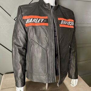 Men's Harley Davidson Leather Jacket Medium